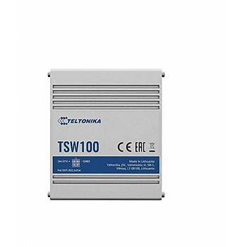 Teltonika TE-TSW100 5 Port Gigabit 4 PoE 1 Uplink Poe Switch
