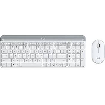 Logitech 920-009436 MK470 Q TR 1000Dpi 3 Tuþlu Kablosuz Beyaz Klavye Mouse Set