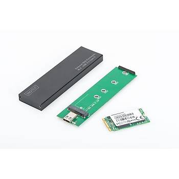 Digitus DA-71115 M2 SATA to USB 3.1 Type C Alüminyum SSD Harddisk Kutusu