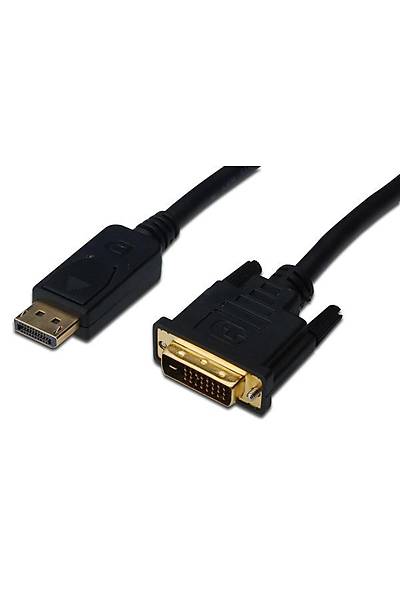 Digitus AK-340306-020-S 2 Mt DISPLAY PORT to DVI 24+1 DP1.1a AWG28 2x Zrhl Klit Dntrc Kablo