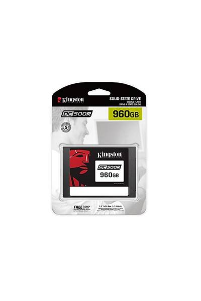 Kingston SEDC500R/960G 960 GB 555/525Mb/s  2.5 inch SATA SSD Sunucu Harddisk