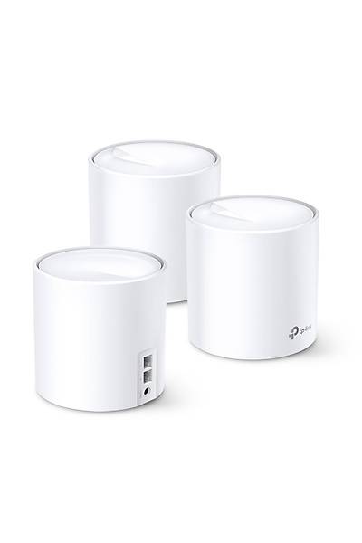 Tp-Link DECO X60 AX3000 2.4/5Ghz DualBant 2 Port Gigabit Lan Mesh Wi-Fi 6 3 l Paket Access Point