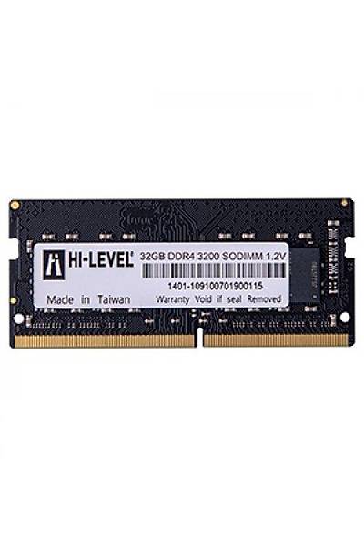 Hi-Level HLV-SOPC25600D4/32G 32 GB DDR4 3200MHz CL22 Notebook Bellek
