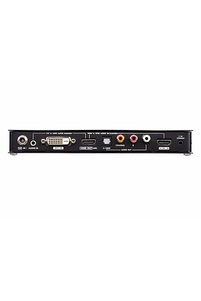 Aten VC881 4K HDMI / DVI to HDMI Converter vith Audio De-Embedder