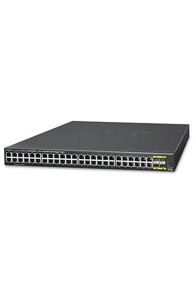 Planet PL-GS-4210-48T4S 48 Port Gigabit 4 Port SFP Ynetilebilir Rack Mount Ethernet Switch