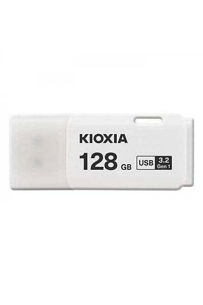 Kioxia LU301W128GG4 128 GB U301 Beyaz USB 3.2 Gen1 Flash Bellek