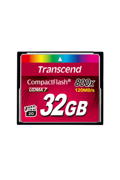 Transcend TS32GCF800 32 GB CF 800X Premum 120/60Mb/s UDMA7 CompactFlash Hafza Kart