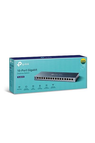 Tp-Link TL-SG116 16 Port Gigabit Desktop Ethernet Switch