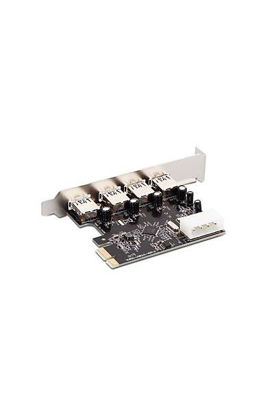 S-Link SL-3EX6 4 Port USB 3.0 USB Çoklayıcı PCI Espress Kart