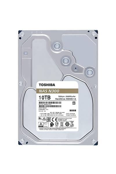 Toshiba HDWG11AUZSVA 10 TB 7200Rpm 256Mb N300 Nas Harddisk
