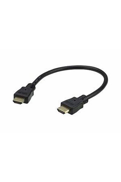 Aten 2L-7DA3H 0.3 Mt HDMI to HDMI 4K 4096x2160 High Speed with Ethernet Bağlantılı Erkek-Ekek HDMI Kablo
