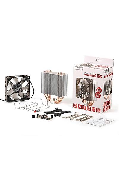Dark DKCCX120 Freezer X120 Intel/Amd 12 cm Mavi Led Fanl lemci soutucusu