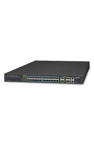 Planet PL-XGS-6350-24X4C 24 Port 10Gbase-SR/LR 4 Port 100G QSFP28 1 Port Gigabit L3 Ynetilebilir Switch