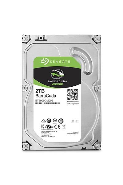 Seagate ST2000DM008 2 TB 7200Rpm SATA 256Mb Barracuda Bilgisayar Harddisk
