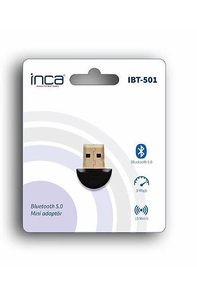 Inca IBT-501 10 Mt 5.0 mini USB Bluetooth Adaptör