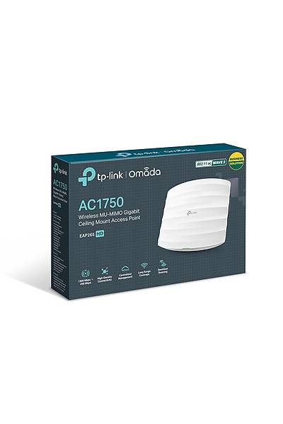 Tp-Link EAP265 AC1750 2.4/5Ghz Mu-Mimo 2 Port Gigabit RJ45 Tavan Tipi  Access Point
