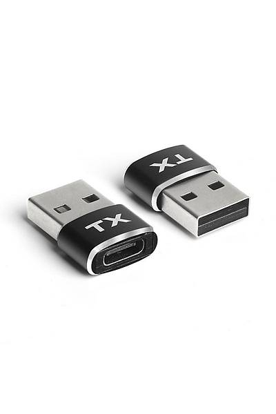 TX TX-AC-U02 USB Type C to USB 2.0 Dişi-Erkek Dönüştürücü Adaptör