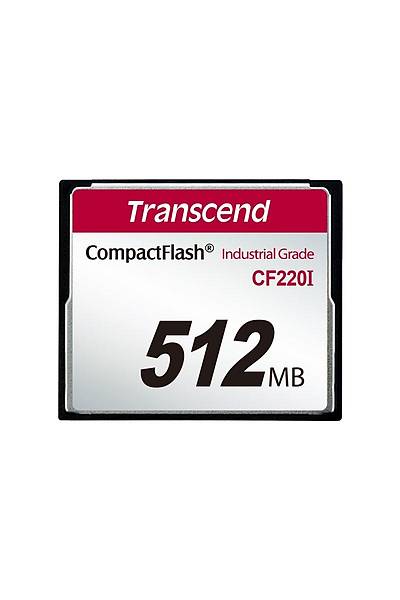Transcend TS512MCF220I 512 MB CF220I 266X 40/40MB/s Industral CompactFlash Hafza Kart