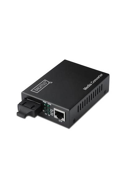 Digitus DN-82021-1 20 Km 10/100Base-TX to 100Base-FX Singlemode 1310nm SC Media Converter