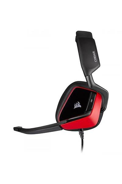 Corsair CA-9011206-EU Void Elite Siyah Krmz Kablolu Mikrofonlu Gaming Kulaklk