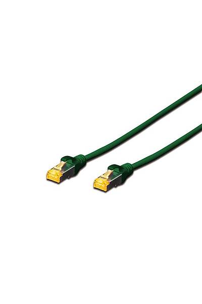 Digitus DK-1644-A-030/G 3 Mt CAT6A S/FTP AWG26/7 Yeşil Patch Cord Kablo
