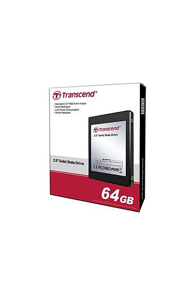 Transcend TS64GPSD330 64 GB PSD330 120/65Mb/s 2.5 inch Ide SSD Harddisk