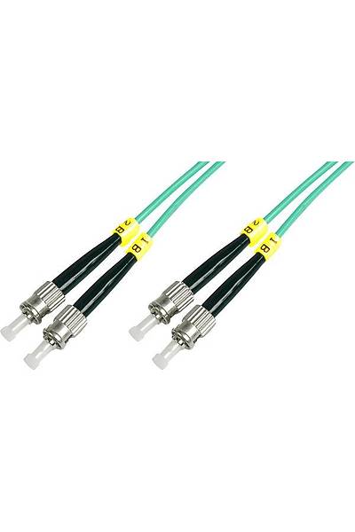 Beek BC-FO-5STST-02/3 2 Mt ST-ST 50/125 Doplex OM3 Multimode Fiber Optic Patch Kablo