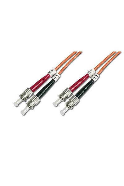 Digitus DK-2511-03 3 Mt ST-ST 50/125 Duplex Multimode Fiber Patch Kablo