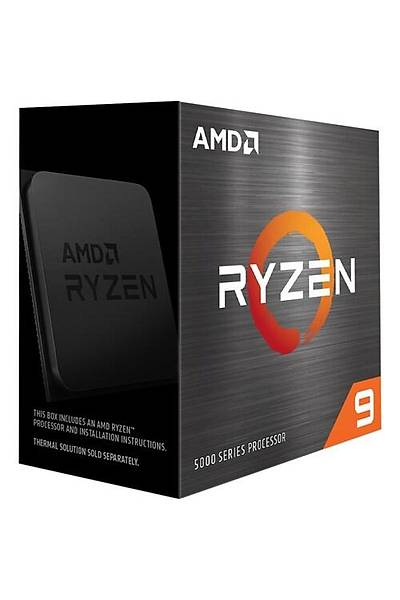 Amd 100-100000059WOF Ryzen 9 5950X Sc-AM4 3.4 Ghz 64Mb 105W VGA Yok Fansz AMD lemci