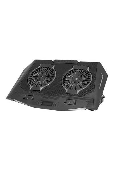 Frisby FNC-5250ST 10-17 inch 2x14cm LED Fanl 2 Port USB Metal Izgara 5 Kademeli Soutucu