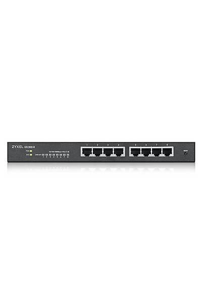Zyxel GS1900-8-EU0101F 8 Port Gigabit Web Ynetilebilir Ethernet Switch