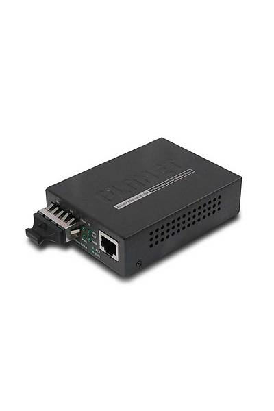 Planet PL-GT-802S 10/100/1000Base-T - 1000Base-Lx Sc SM 10Km Media Converter