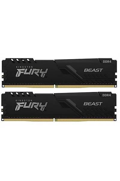 Kingston KF432C16BBK2/16 16 GB (1x8) DDR4 3200Mhz CL16 Fury Beast Bilgisayar Bellek