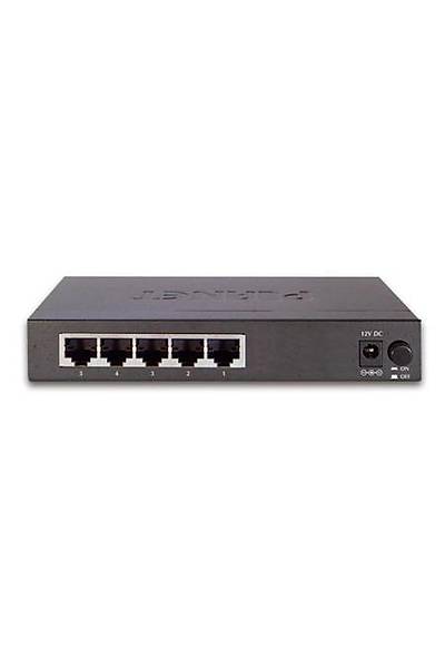 Planet PL-GSD-503 5 Port 10/100/1000Base-T Gigabit Masaüstü Ethernet Switch