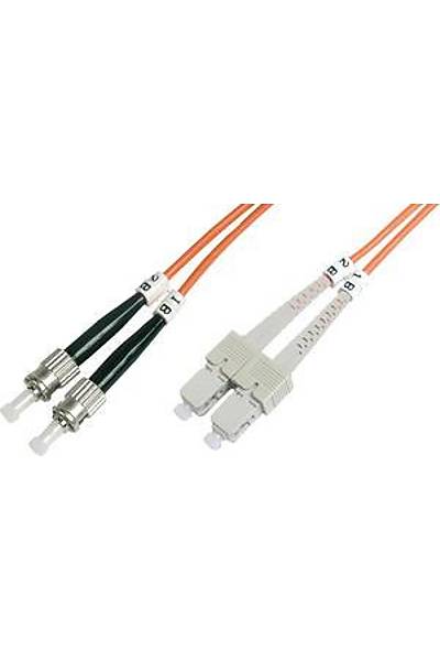 Beek BC-FO-6STSC-05 5 Mt ST-SC 62.5/125 OM1 Multimode Duplex Patch Cord Kablo