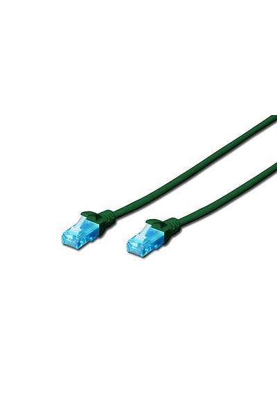Beek BC-U50025G 0.25 Mt CAT5E U/UTP AWG26 Yeil Patch Cord Kablo