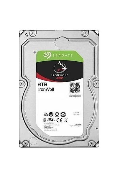 Seagate ST6000VN001 6 TB 7200Rpm SATA 256Mb IronWolf 7/24 Nas Harddisk