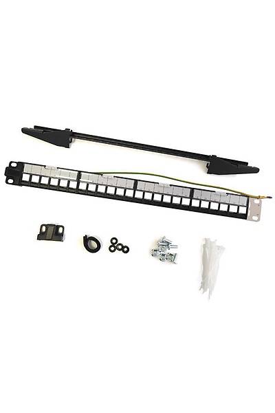Beek BN-PP-M24S-LB 24 Port 1U Zrhl Bo Patch Panel