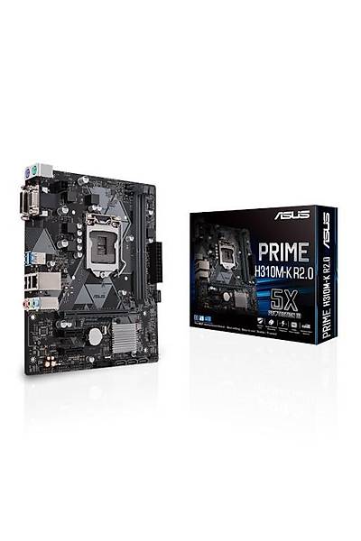 Asus PRIME H310M-K R2.0 Sc-1151 H310 DDR4 2666MHz M2 mATX Intel Anakart
