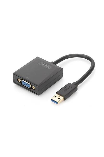 Digitus DA-70840 USB 3.0 to VGA 1080p VGA USB Grafik Dönüştürücü Adaptör