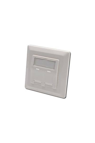 Digitus AT-AG KEY-S-FP 50x50mm 2 li Keystotre Jack Takmak in Kapak