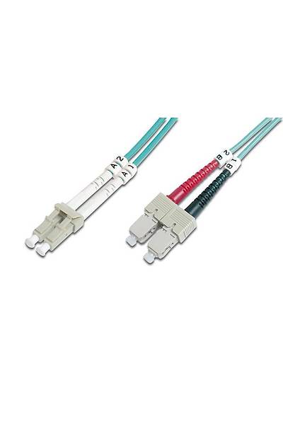Digitus DK-2532-10/3 10 Mt LC-SC 50/125 OM3 Multimode Fiber Patch Kablo