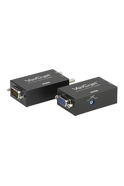 Aten VE022 150 Mt VGA to CAT Ses Grnt 1920x1200 VGA Mesafe Uzatma Cihaz