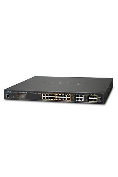 Planet PL-GS-4210-16P4C 16 Port Gigabit PoE+ 4 Port SFP+ 220W  Websmart Switch