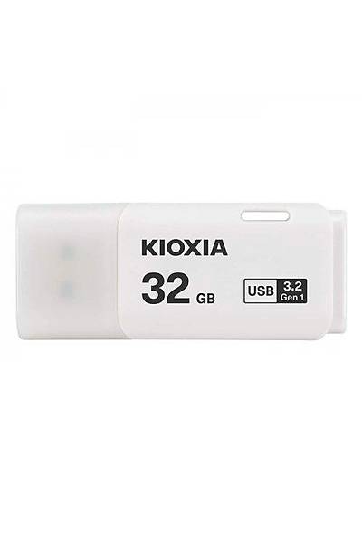 Kioxia LU301W032GG4 64 GB U301 Beyaz USB 3.2 Gen 1 USB Flash Bellek