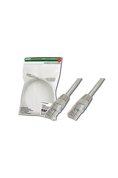 Digitus DK-1511-015 1.5 Mt CAT5E AWG26/7 U/Utp Gri Patch Cord Kablo