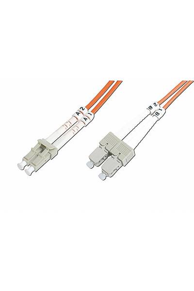 Beek BC-FO-5LCSC-01 1 Mt LC-SC 50/125 OM2 Multimode Duplex Patch Cord Kablo