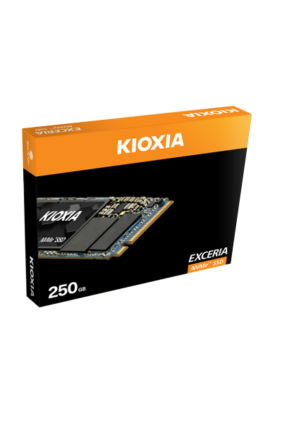 Kioxia LRC10Z250GG8 250 GB 1700/1200Mb/s Exceria M2 PCIe NVME 22x80 SSD Harddisk