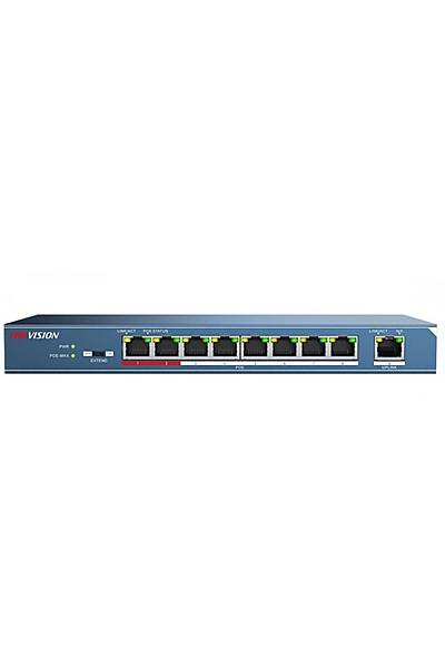 Hikvision DS-3E0109P-E/M 8 Port 10/100 Mbps 60W PoE Switch