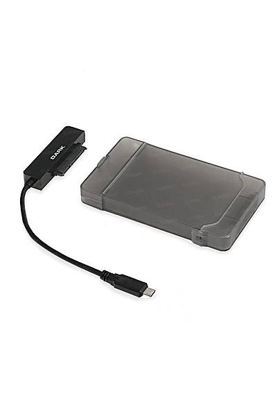 Dark DK-AC-DSE210 StoreX E210 2.5 inch SATA USB 3.1 Gen1 Type-C effaf Harici Harddisk Kutusu